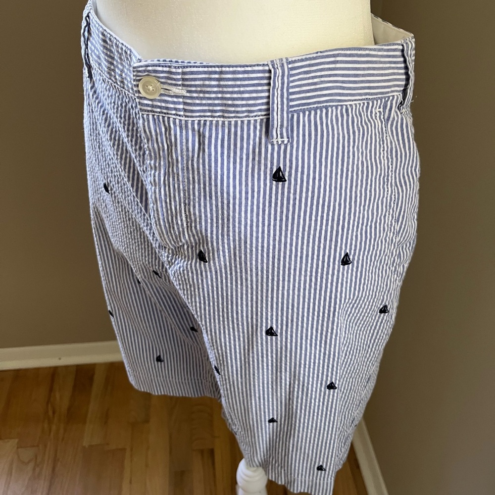 Ralph Lauren Seersucker shorts with sailboats